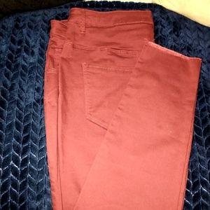 Maroon jeggings